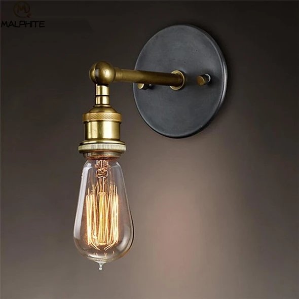 brass wall sconce