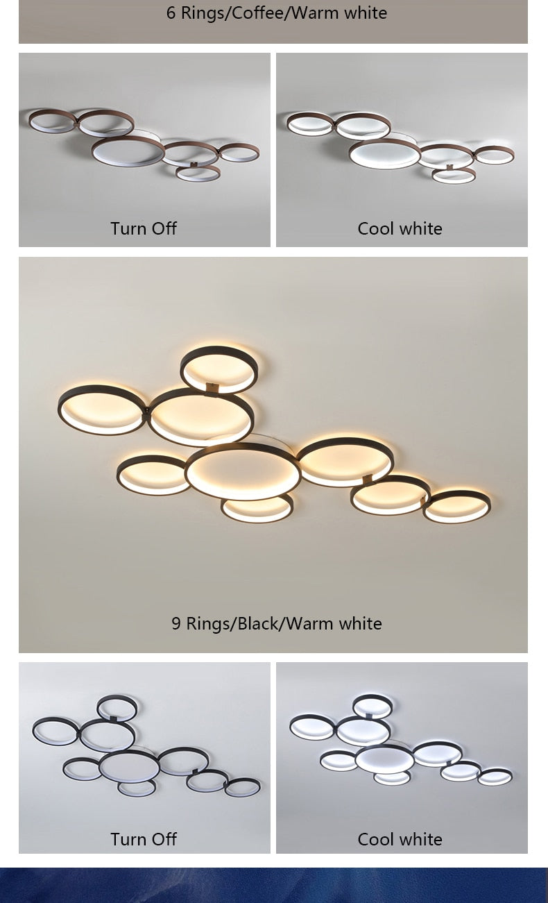 circle led ceiling light flush mount bedroom living room