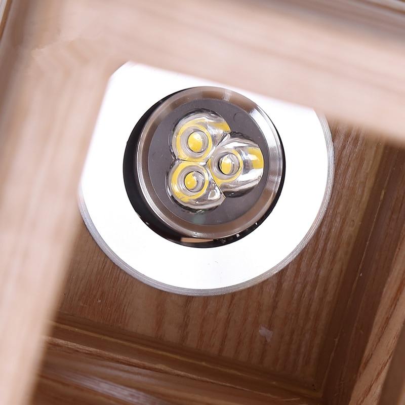 natural wood ceiling light