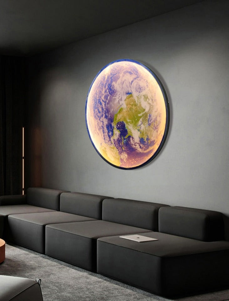 wall-mounted moon night light