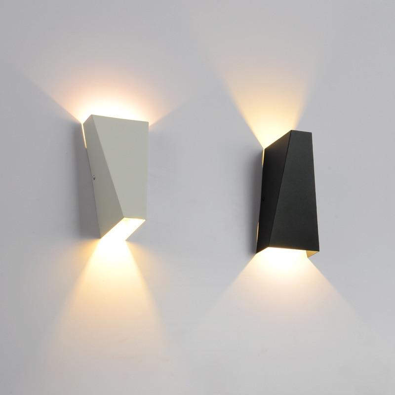 minimalist geometric wall sconce