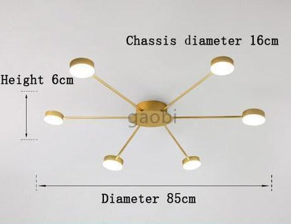 gold sputnik chandelier