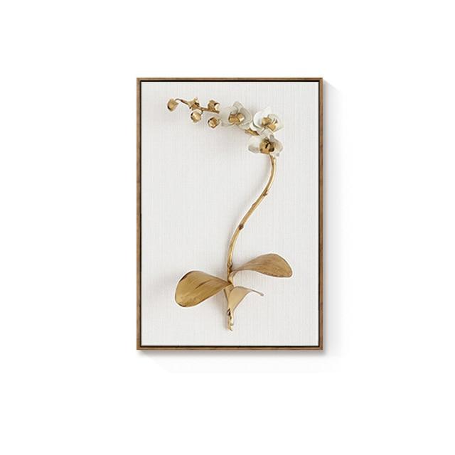 wall art of leaves