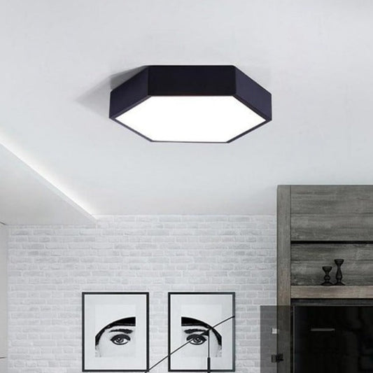 modern hexagon ceiling light