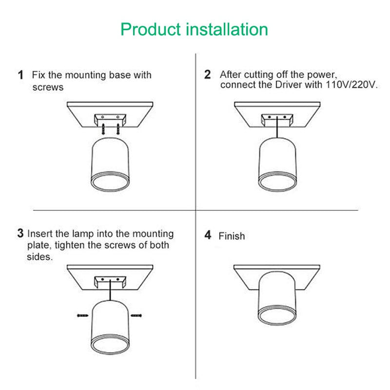 led lamp downlight