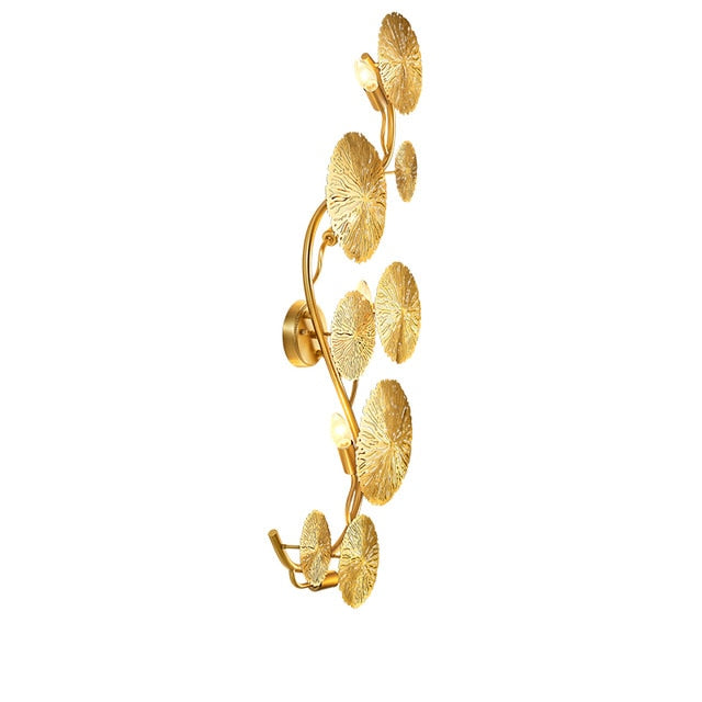 Modern lotus wall sconce - warm white LED