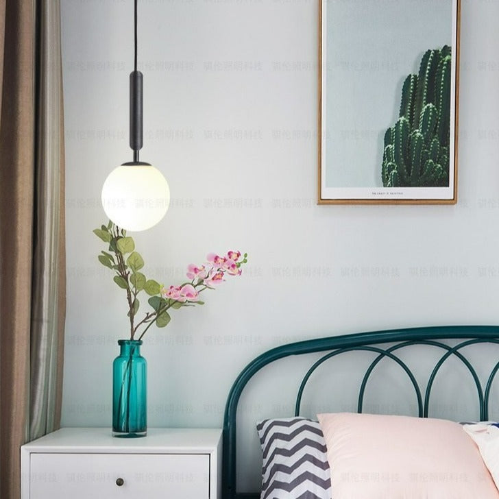 milk glass pendant light shade