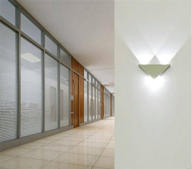 wall triangle lights