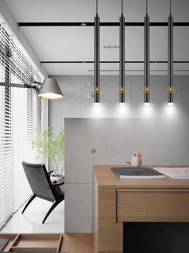 modern nordic long hanging lamp