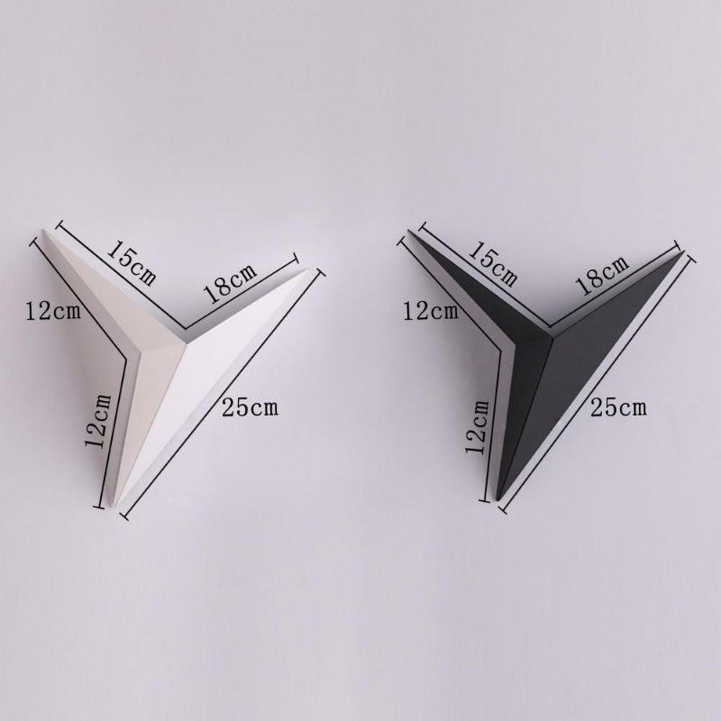 LED Triangle Wall Sconce - Elegant Lighting for Living Rooms
