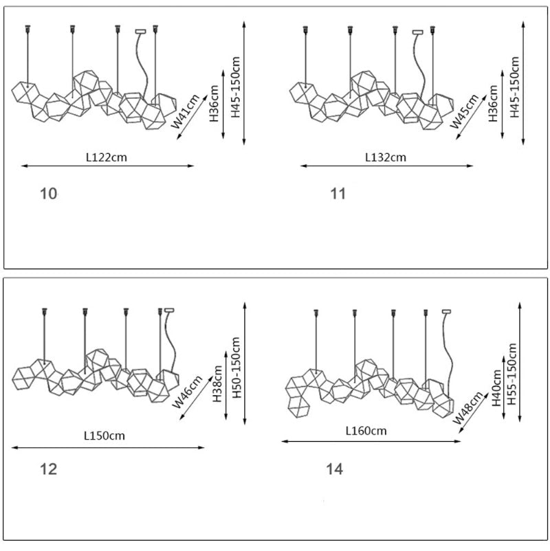 modern black pendant light