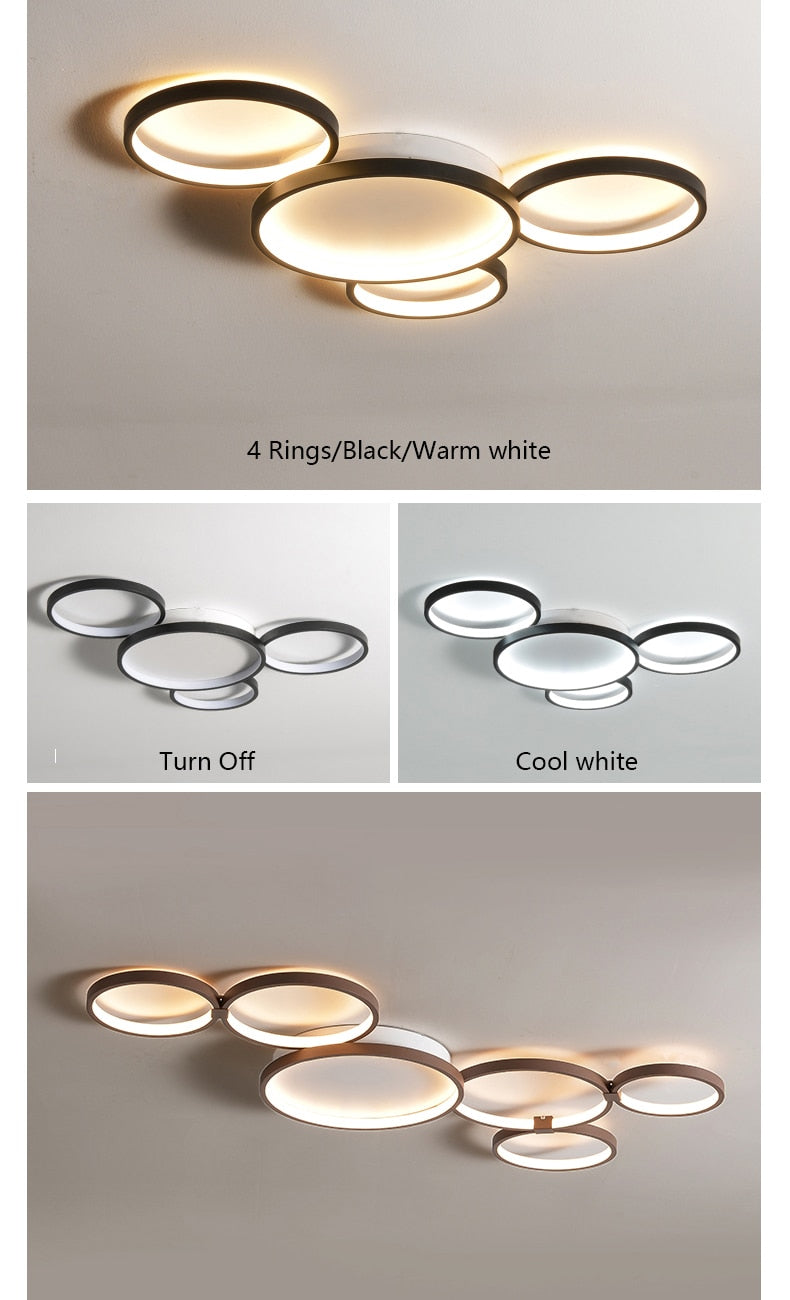 modern led ceiling light flush mount bedroom living room