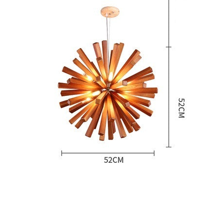 dandelion wooden chandeliers