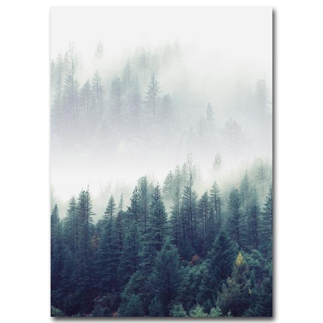 forest wall painting