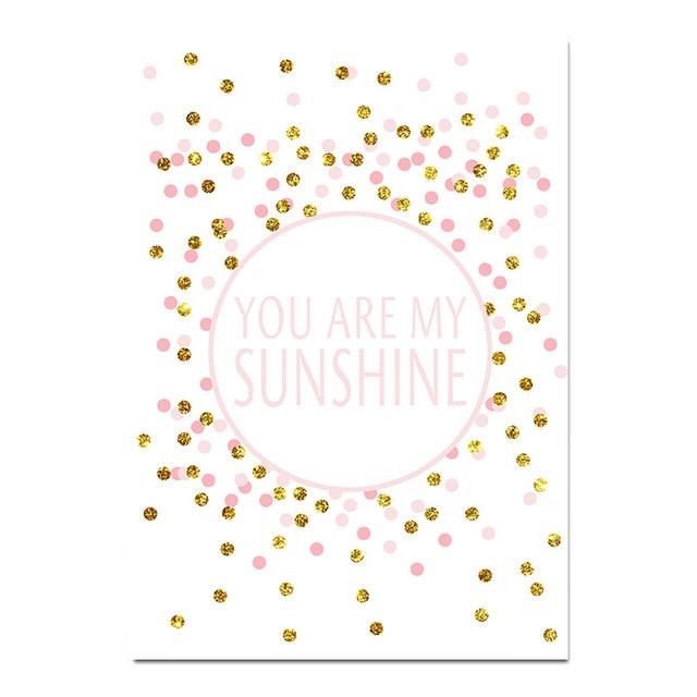 Pink Unicorn Canvas Wall Art - Lala Lamps Store