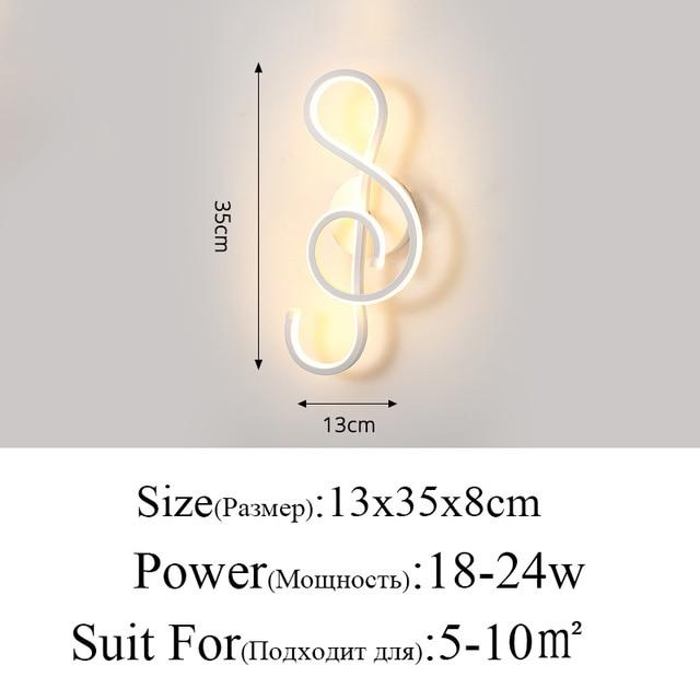 Meandering LED Wall Light