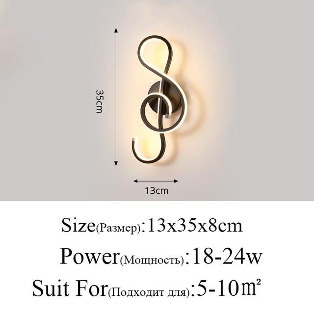 Meandering LED Wall Light
