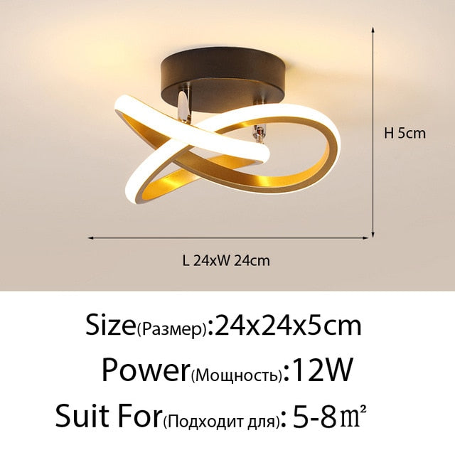 black and gold flush mount light