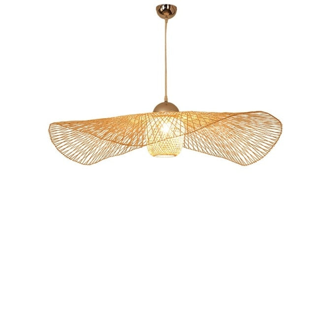wicker pendant lamp