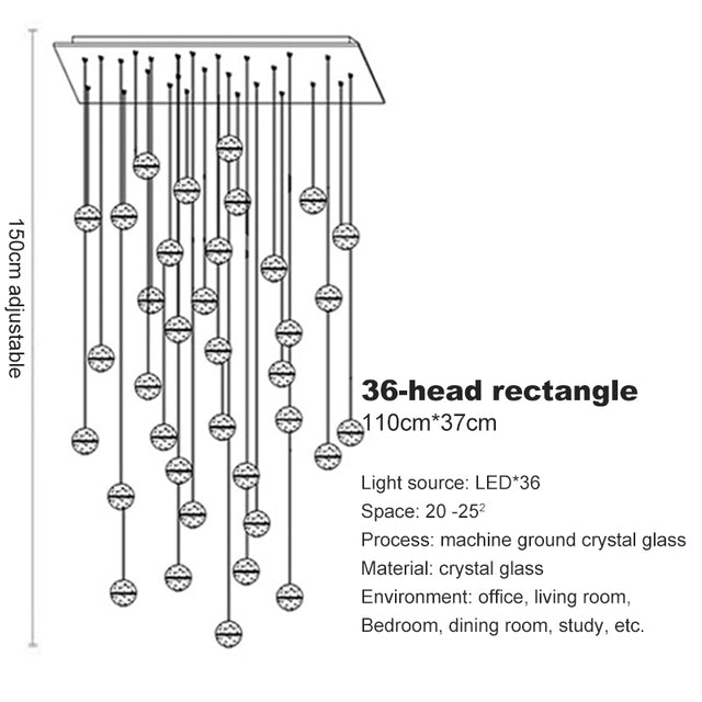staircase chandelier