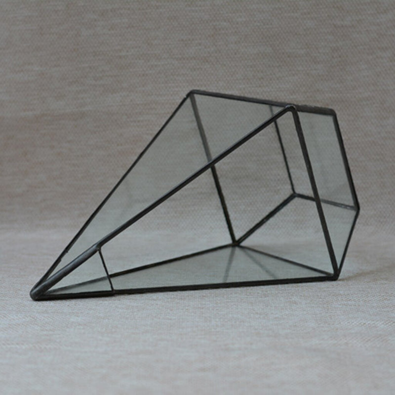 Pyramid Glass Geometric Terrarium Box
