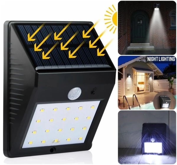 solar powered night light outdoor