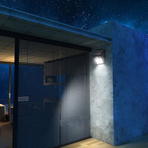 solar lights outdoor wall
