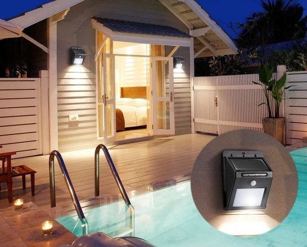 solar outdoor wall lighting