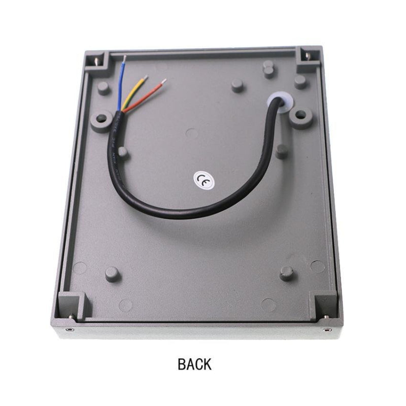 square outdoor led wall lighting