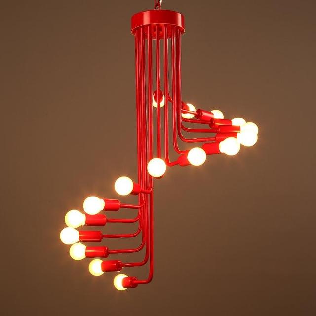 modern spiral chandelier