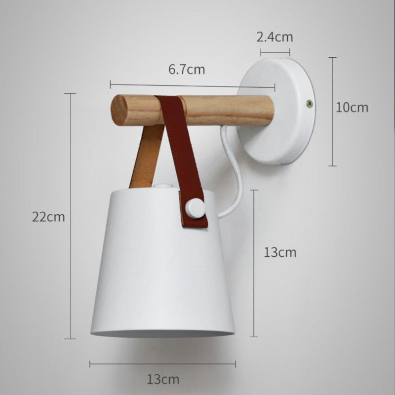 elegant wood wall sconce light with soft illumination