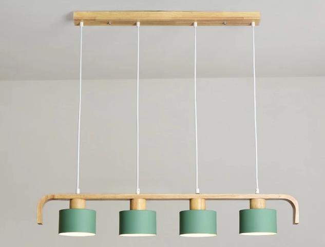wooden linear light