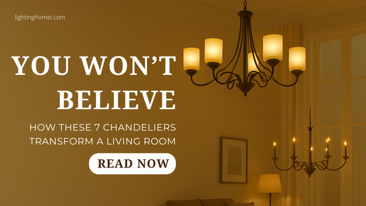 7 Chandeliers Transform a Living Room