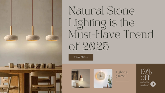Natural Stone Lighting is the Must-Have Trend of 2025