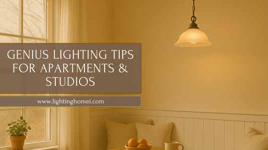 Big Style: Genius Lighting Tips for Apartments & Studios