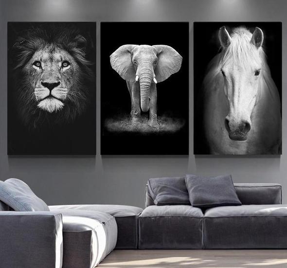 Canvas Wall Art Lighting Homei