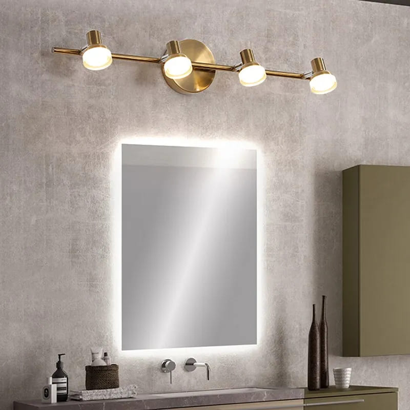 4 heads bathroom wall lights