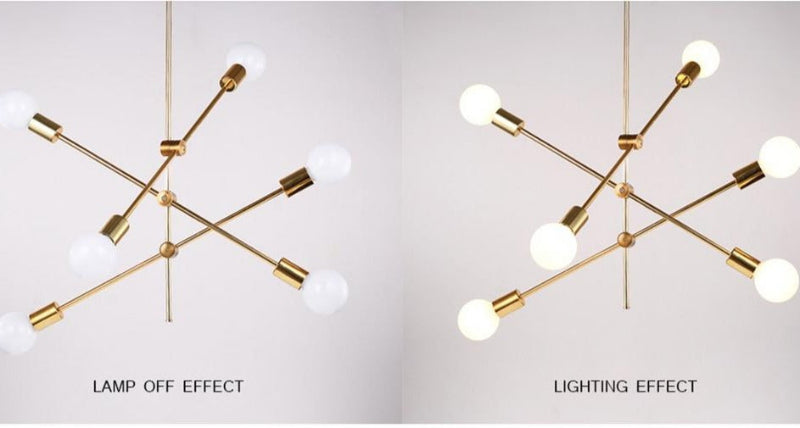 Carson Brass Sputnik Chandelier dimensions and specifications