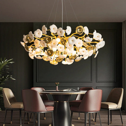 Ensa Modern Gingko Chandelier