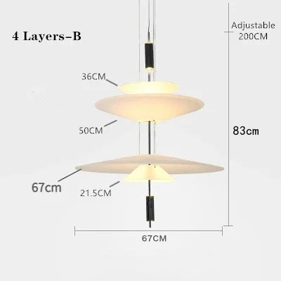 Floatation Suspension Pendant Light