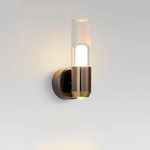Full Spectrum LED Wall Lamp | Modern Glass Cylinder Sconce Light