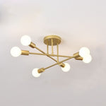 Gold sputnik ceiling light