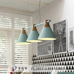 Cone Wooden Chandelier