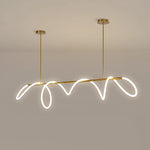 Modern Flexible Tube Chandelier - Linear Design