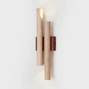 Long Strip Two-Side Travertine Wall Light