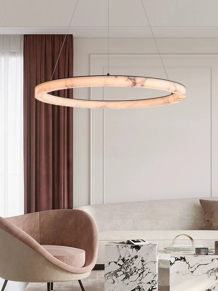 Luxury Marble Round Chandelier