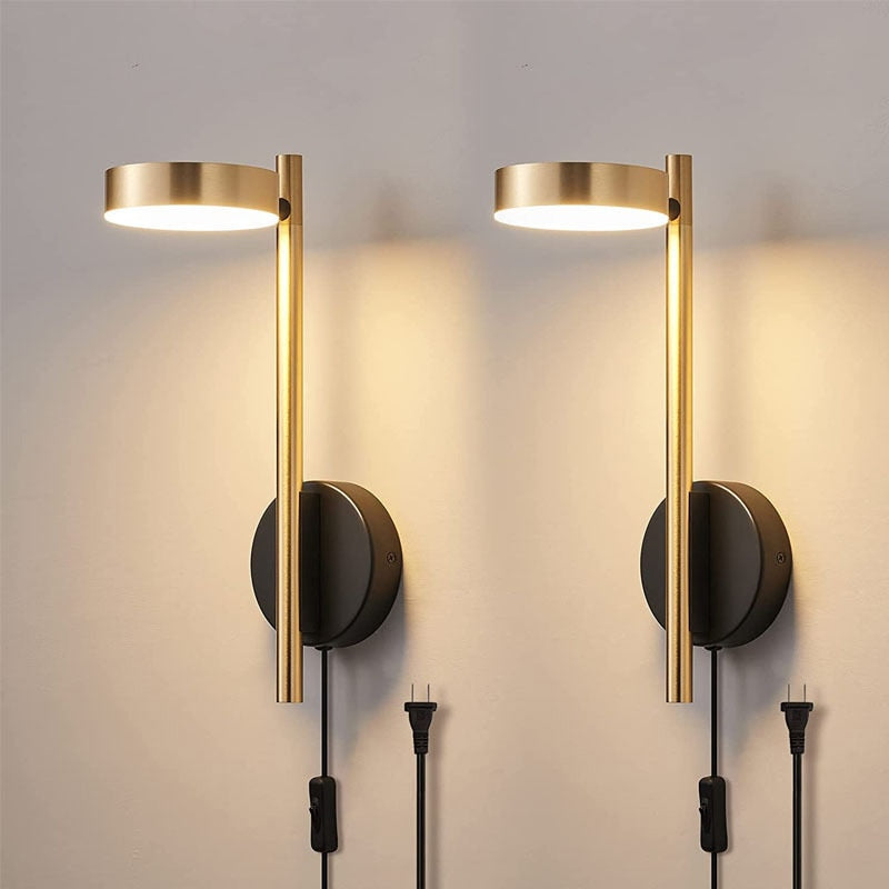 Rotatable wall sconce