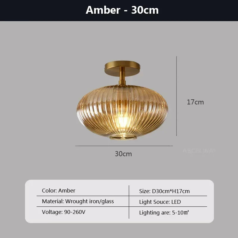 Asce Round Ceiling Light