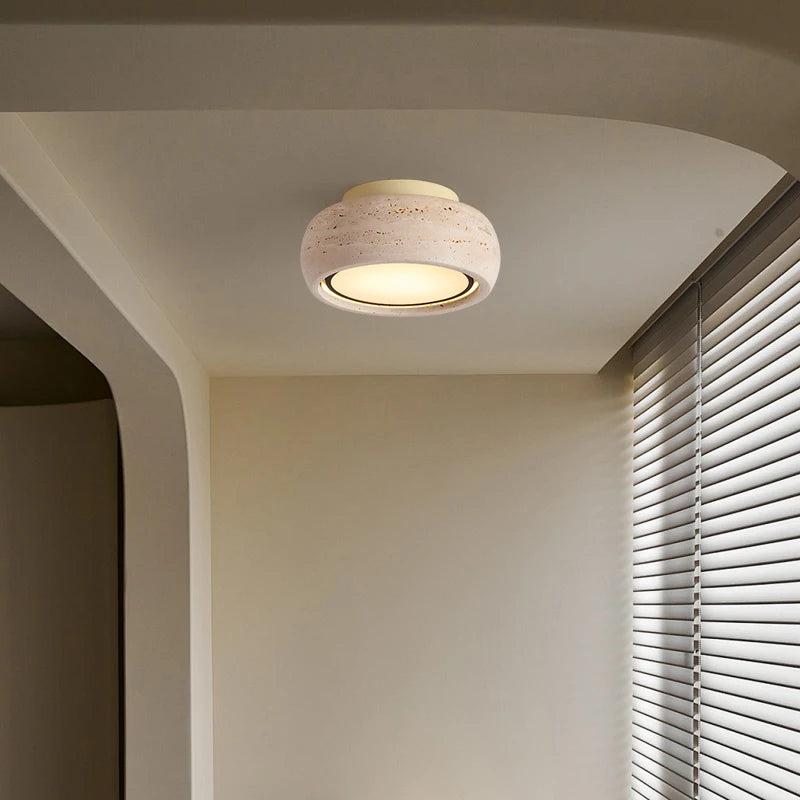 Ina Travertine Ceiling Light