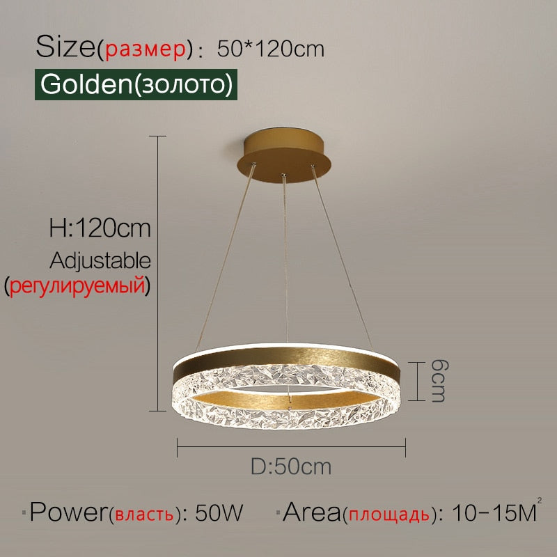 gold crystal chandelier round